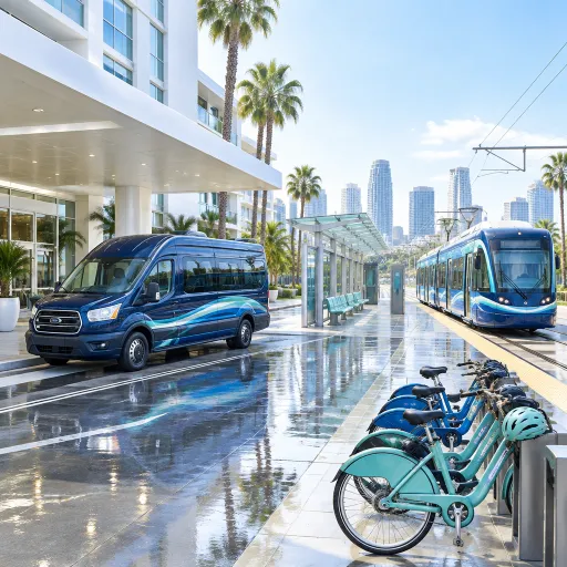 California public transportation guide for hotel based stays in major cities