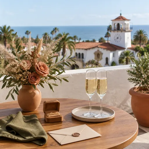 Planning elegant Santa Barbara courthouse weddings with coastal hotel stays